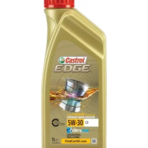 3 pezziolio castrol edge 5w-30 c3 titanium 1l Reso Gratuito